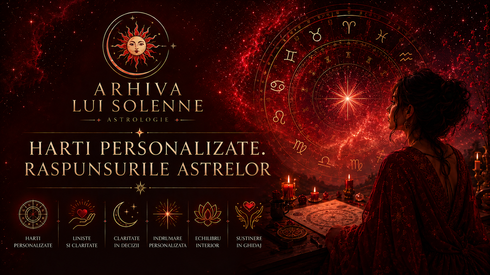 Arhiva lui Solenne - harta astrala rosie si aurie